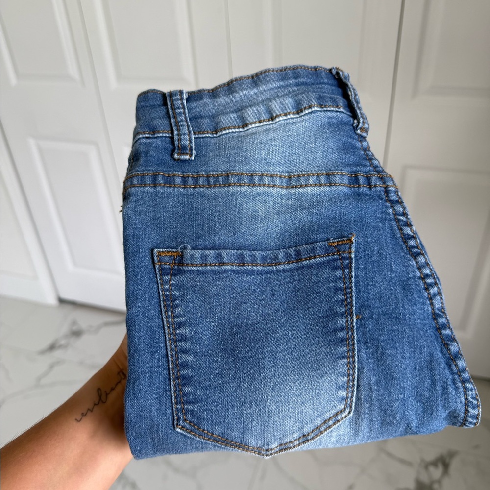 Fashion Nova High Rise Blue Jeans